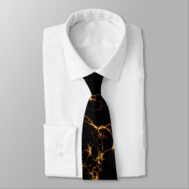 Eleganter Marmor style3 - schwarzes Gold Krawatte