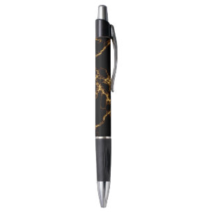 Eleganter Marmor style3 - schwarzes Gold Kugelschreiber