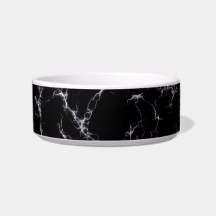 Eleganter Marmor style4 - Schwarzweiss Napf