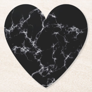 Eleganter Marmor style4 - Schwarzweiss Untersetzer