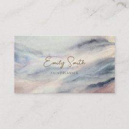 Eleganter Marmor und dunkelgrau auf der Rückseite Visitenkarte