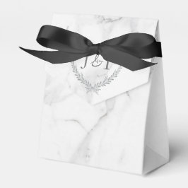 Eleganter Marmor und Wreath Wedding Leckerei Bag Geschenkschachtel