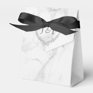 Eleganter Marmor und Wreath Wedding Leckerei Bag Geschenkschachtel