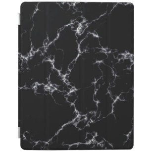 Eleganter Marmorstil4 - Schwarz und Weiß iPad Hülle