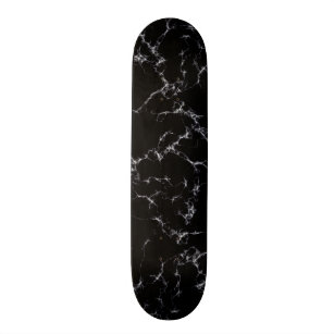 Eleganter Marmorstil4 - Schwarz und Weiß Skateboard