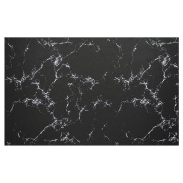 Eleganter Marmorstil4 - Schwarz und Weiß Stoff (Fat Quarter (45,7 x 55,9 cm))
