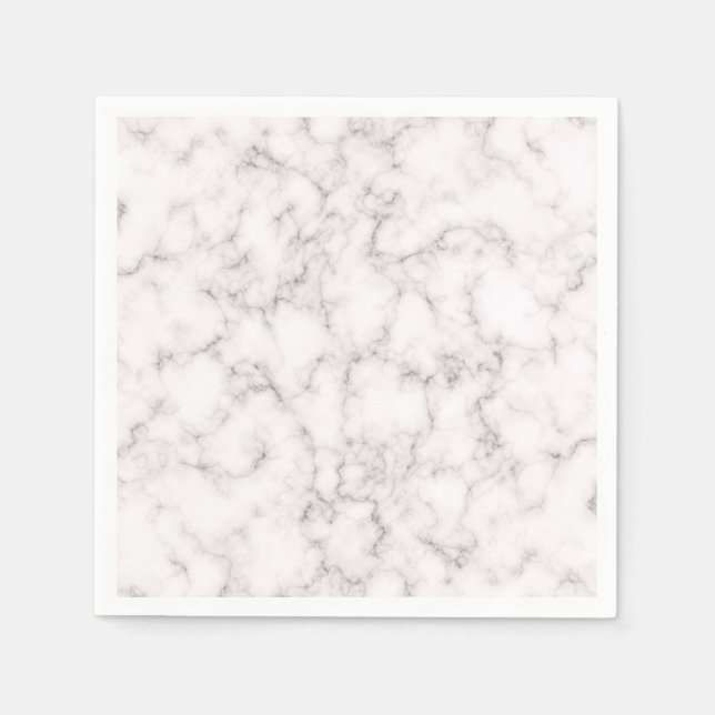 Eleganter Marmorstil Serviette (Vorderseite)