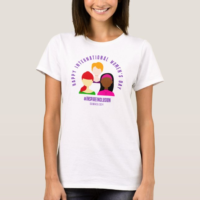 Eleganter März zum Internationalen Frauentag 8 T-Shirt (Vorderseite)