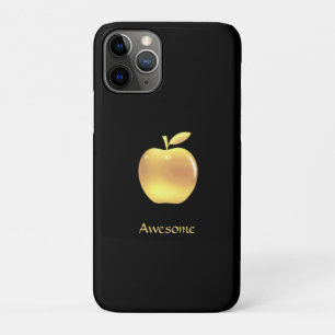Eleganter, maßgeschneiderter goldener Apfel und Te Case-Mate iPhone Hülle
