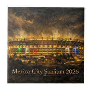 Eleganter Mexico-Stadion bei der Weltmeisterschaft Fliese