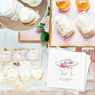 Eleganter mexikanischer Wedding Floral Hacienda St Serviette