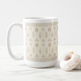 Eleganter Minimalistischer Boho Musterteapot Kaffeetasse