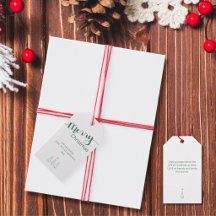 Eleganter minimalistischer Frohe Weihnachtsbaum-Fe