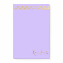 Eleganter Minimalistischer Goldakzent Lavender