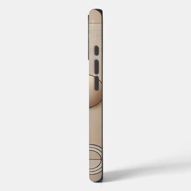 Eleganter Minimalistischer iPhone Case - Luxury Ge (Rückseite / Links)