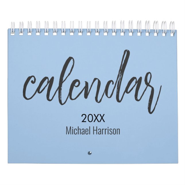 Eleganter minimalistischer Kalender 2026 – Staubbl (Titelbild)