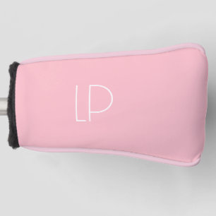 Eleganter minimalistischer moderner Anfangsbuchsta Golf Headcover