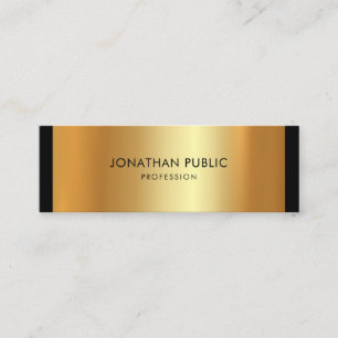 Eleganter Minimalistischer moderner sauberer Mini Visitenkarte