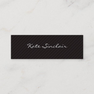 Eleganter minimalistischer moderner stilvoller Min Mini Visitenkarte