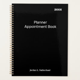Eleganter minimalistischer personalisierter Logo-S Planer