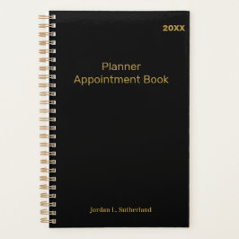 Eleganter minimalistischer personalisierter Logo-S Planer