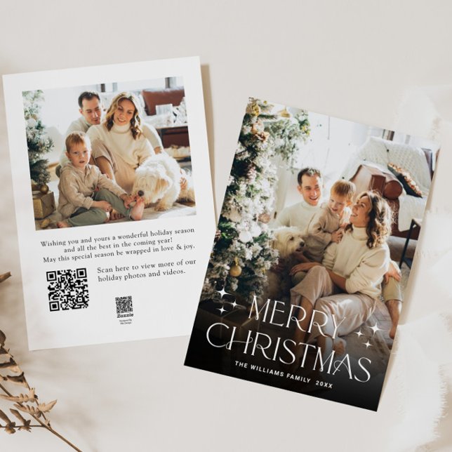 Eleganter Minimalistischer QR-Code für Weihnachten (Von Creator hochgeladen)