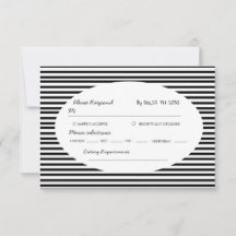 Eleganter minimalistischer Streifen Schwarz Weiß