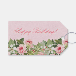 Eleganter mit Blumenalles Gute zum Geschenkanhänger