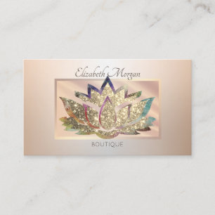 Eleganter moderner Beruflicher Rahmen, Glitzer Lot Visitenkarte