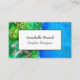 Eleganter, moderner Business Makeupover Künstler v Visitenkarte