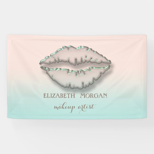 Eleganter moderner Chic, Lippen Banner (Horizontal)