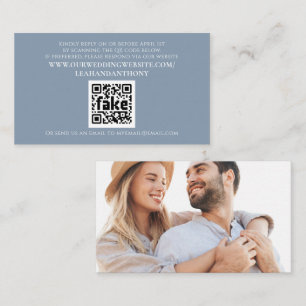 Eleganter, moderner, einfacher, robuster QR-Code Begleitkarte