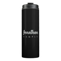 Eleganter, moderner, einfacher Vorlagenname