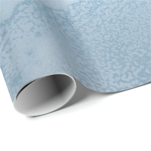 Eleganter, moderner, feiner, blauer Marmor Geschenkpapier