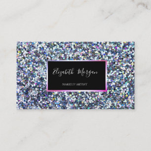 Eleganter moderner Glitzer, Rahmen Visitenkarte