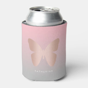 Eleganter, moderner Goldbutterling der Rose Dosenkühler