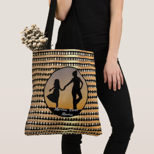 Eleganter moderner goldener schwarzer Streifen Mut