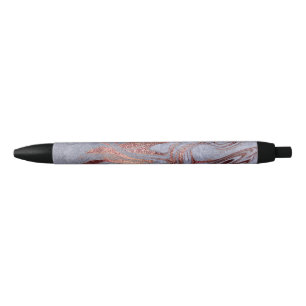 Eleganter, moderner Kupfermarmor in der Rose Kugelschreiber