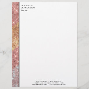 Eleganter, moderner Letterhead Briefbogen