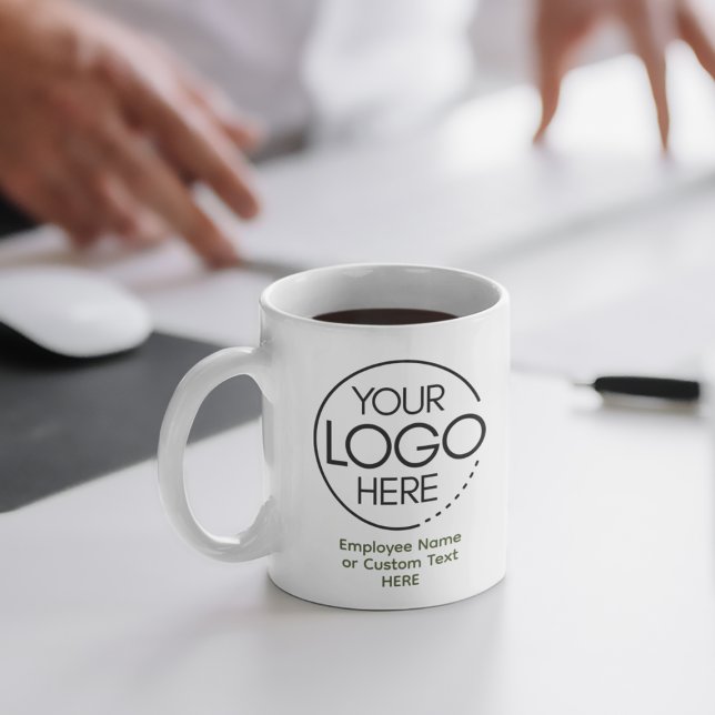 Eleganter moderner Logomitarbeiter/Firma SWAG Gree Kaffeetasse (Von Creator hochgeladen)