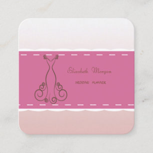 Eleganter moderner Luxus Beruflich, Kleid Quadratische Visitenkarte