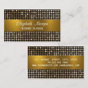 Eleganter, moderner Luxus-Glitzer, Gold Stripe-Ges Visitenkarte