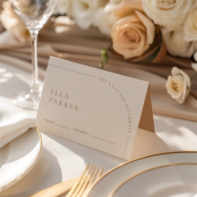 Eleganter moderner Minimalistischer Boho Wedding G Tischnummer (Elegant Modern Minimalist Boho Wedding Guest Place Table Number)