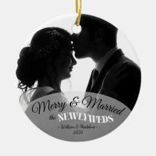 Eleganter moderner minimalistischer Schwarz-Weiß-N Keramik Ornament