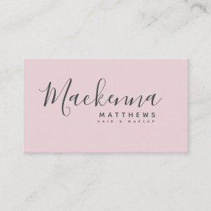 Eleganter moderner Personalisierter Name Rosa Salo Visitenkarte