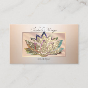 Eleganter moderner professioneller Rahmen, Glitter Visitenkarte