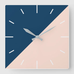 eleganter moderner quadratische wanduhr