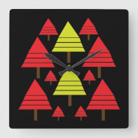 Eleganter moderner Roter Grüner Weihnachtsbaum