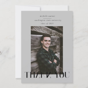 eleganter, moderner Script-Abschluss danke Karte