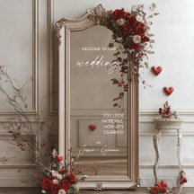 Eleganter moderner Selfie Mirror Begrüßungsdekal